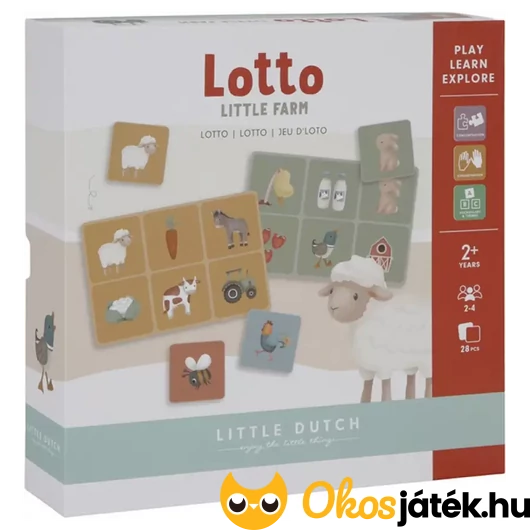 Little Dutch Lottó játék - Little Farm