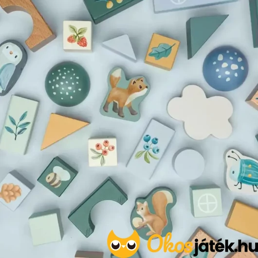 Fa építőkocka fiúknak