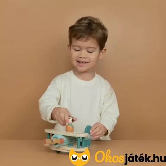 Játék repülőgép pilótával