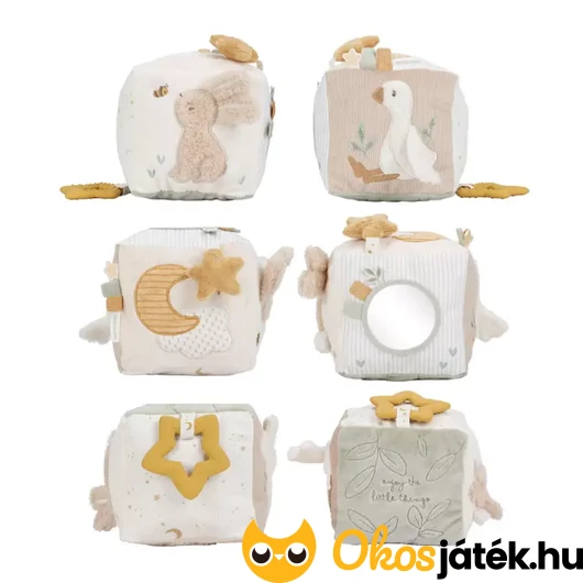 Készségfejlesztő kocka oldalai