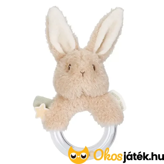 Little Dutch nyuszis gyűrűs csörgő