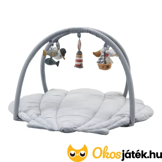 Little Dutch baba játszószőnyeg játékhíddal kék