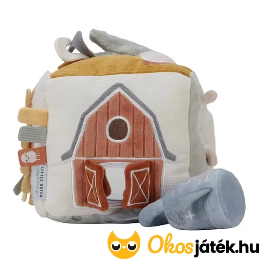 Plüss kocka Little Farm