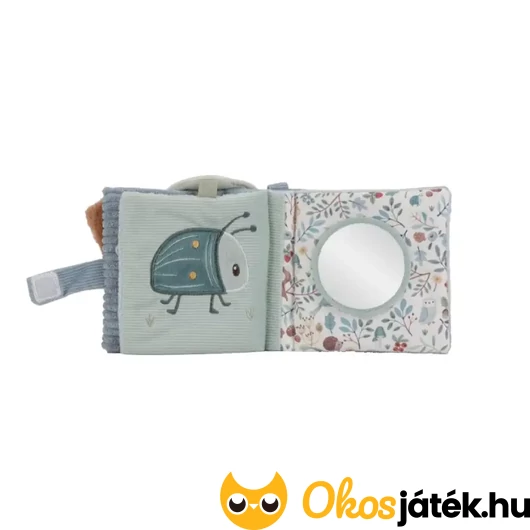 Textil babakönyv tükörrel