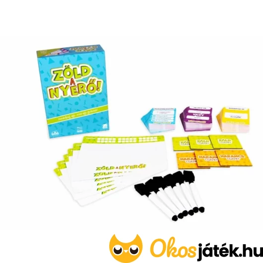 Zöld a nyerő társasjáték elemei