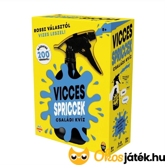 Vicces spriccek családi kvíz játék