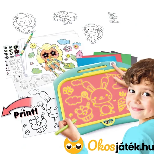 Canal Toys Doodle copy rajztábla nyomtatóval