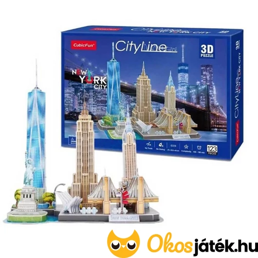  3D puzzle CityLine New York cubicfun