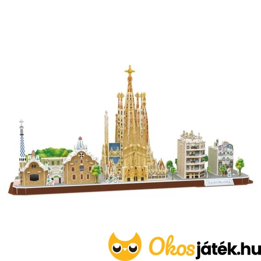 3D puzzle City Line Barcelona