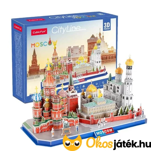 3D puzzle CityLine Moszkva Cubicfun