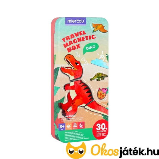 Mágneses puzzle játék, Dinoszauruszok