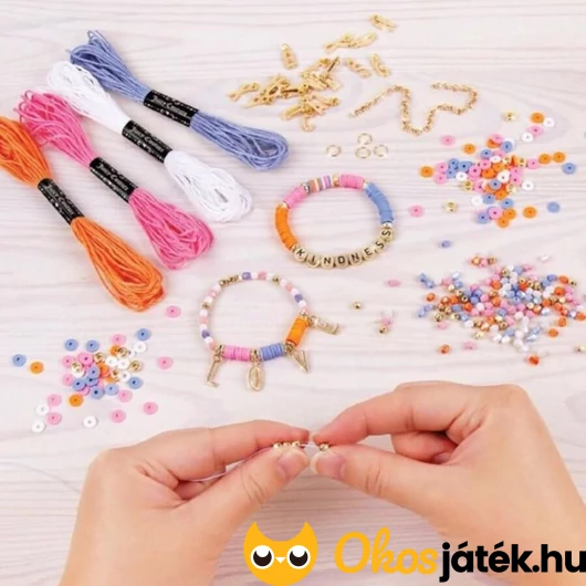 Betűs karkötő készítő