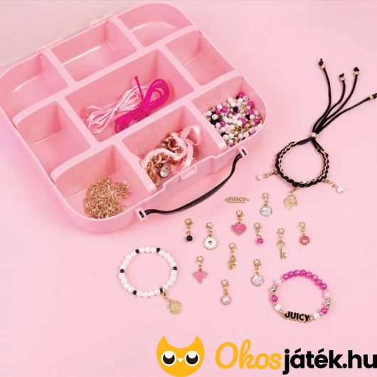 Ékszerkészítő készlet tároló dobozzal