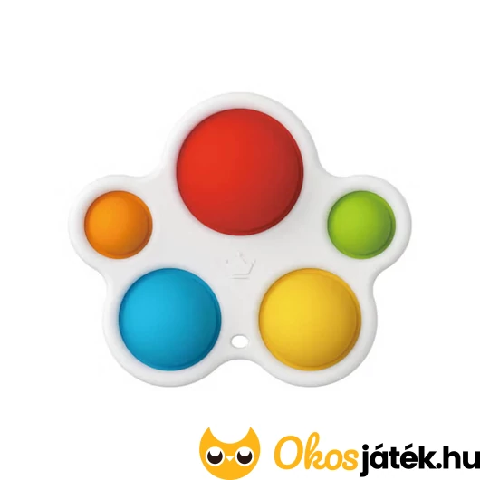 Bébi pop-it buboréknyomogató játék babáknak