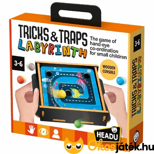 Golyóvezető labirintus játék - Headu