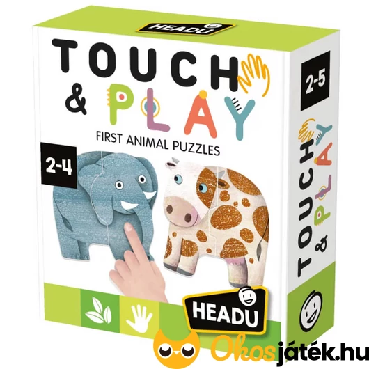 Első kirakóm - állatos taktilis fejlesztő játék