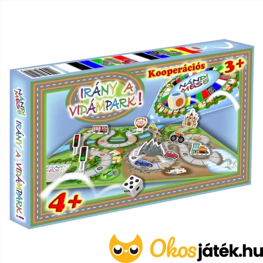 Nándi mese irány a vidámpark társasjáték