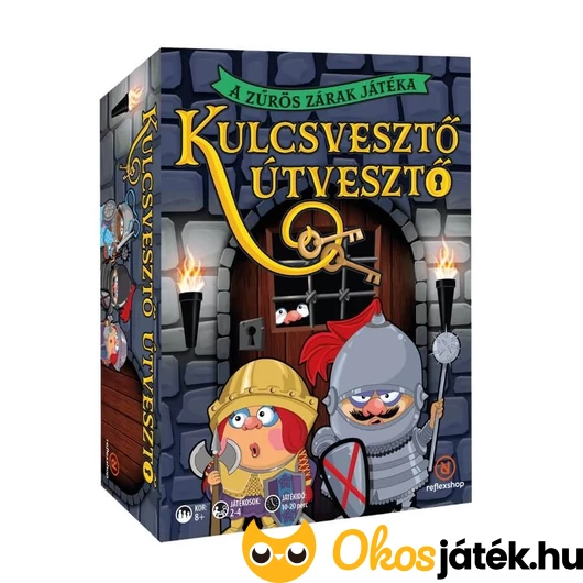 Kulcsvesztő útvesztő társasjáték