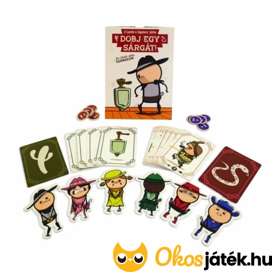 Dobj egy sárgát társasjáték tartalma