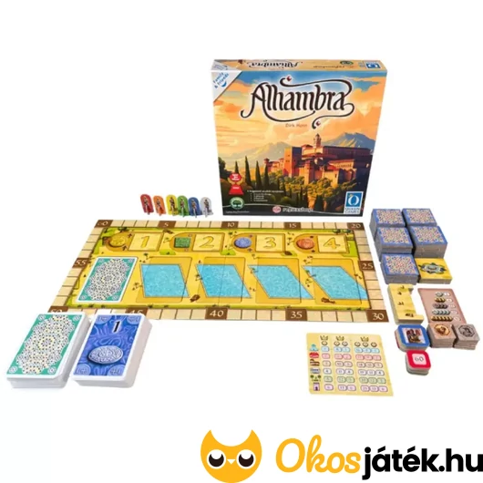 Alhambra társasjáték elemei
