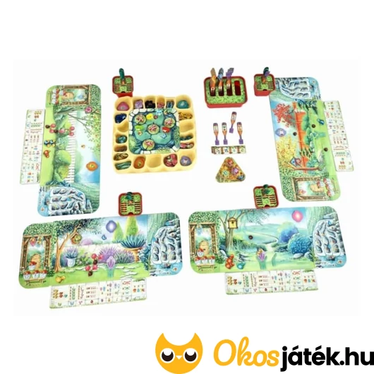 Pergola társasjáték elemei