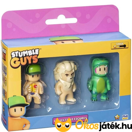 Stumble Guys mini figurák 3db-os készlet S2