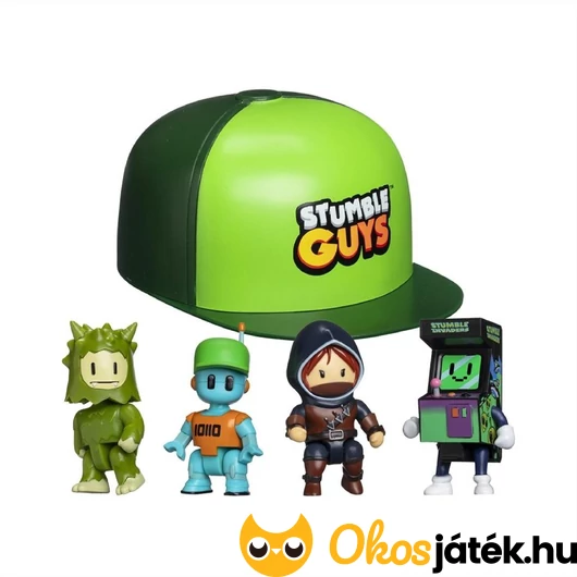 Stumble Guys mini figurák sapkában S2