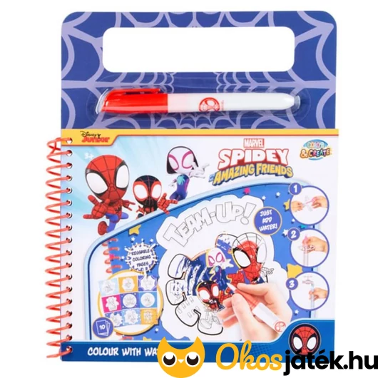 Spidey vízzel festős készlet