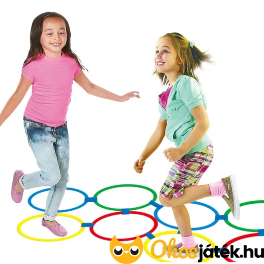 Ugráló karika játék szabadtéri ügyességi játékhoz