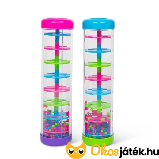 Esőbot színes gyöngyökkel 1 darab