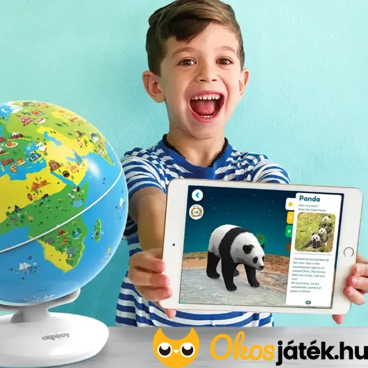 Interaktív földgömb applikációval