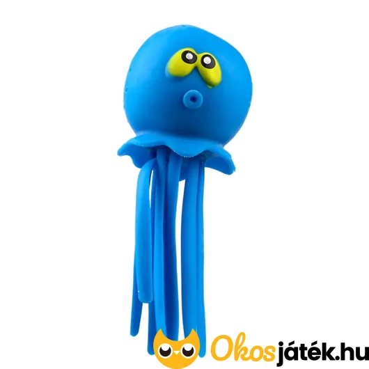 Kék spriccelő polip játék medencébe