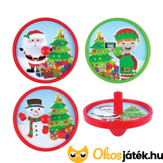 Karácsonyi mini pörgettyű (1 db)