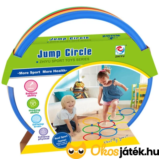 Flexibilis karikák ugrálós játékokhoz