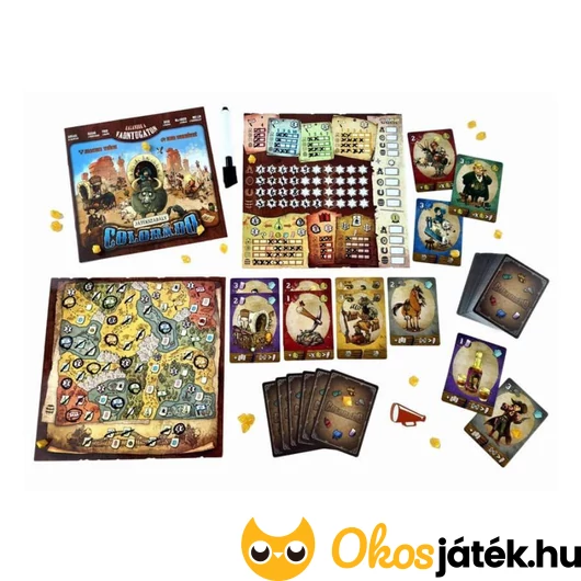 Colorado Kalandok a vadnyugaton társasjáték tartalma