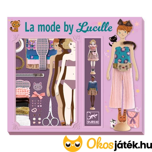  Fashion by Lucille divattervező készlet - Djeco