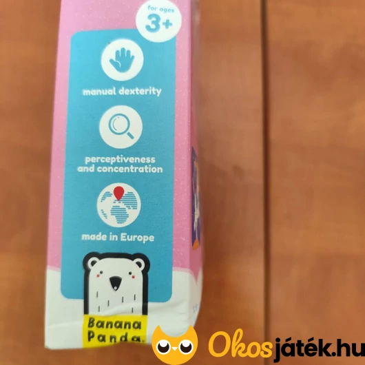 Pónis puzzle játék szett 3-4 éves kislányoknak - dobozsérült