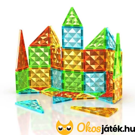 Geomag magnetic tiles gems 32db-os mágneses építőjáték