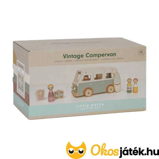 Little Dutch - Vintage játék lakóautó doboza