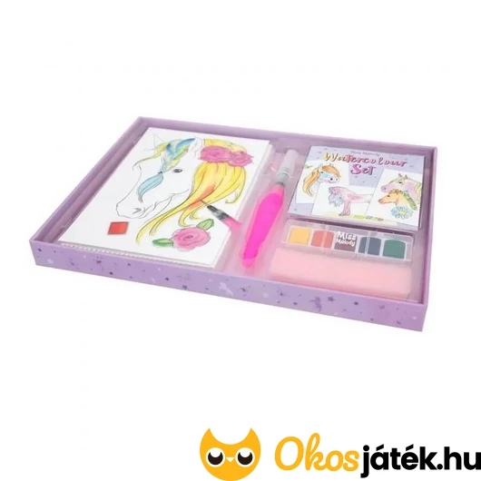 Miss Melody lovas akvarell festő szett