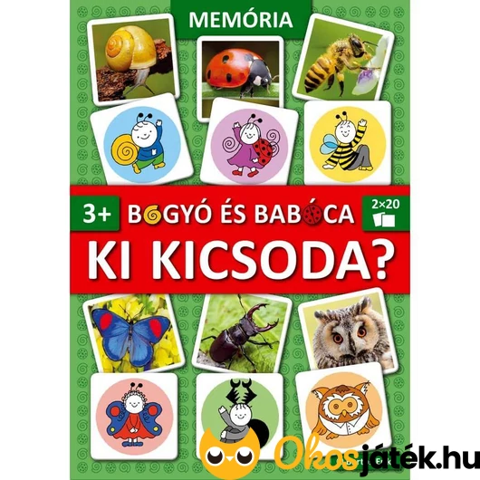 Bogyó és Babóca Ki kicsoda? memóriajáték