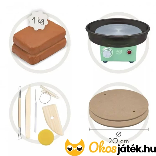 Korongozó készlet kiegészítőkkel