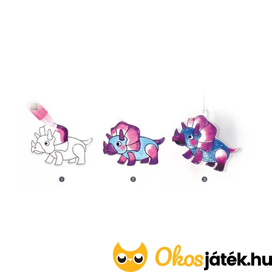 Dínós kreatív játék