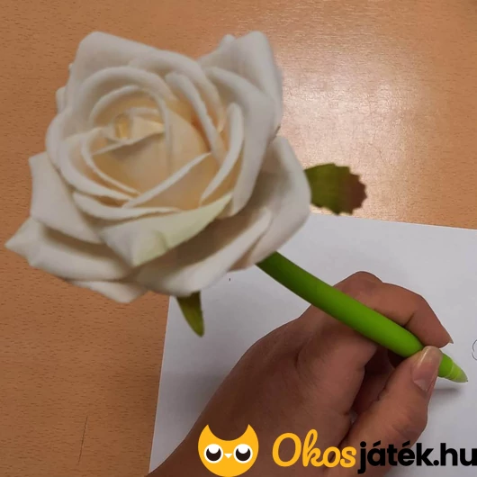 Rózsás zselés toll
