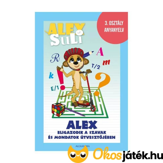 Alex eligazodik a szavak és mondatok útvesztőjében foglalkoztató