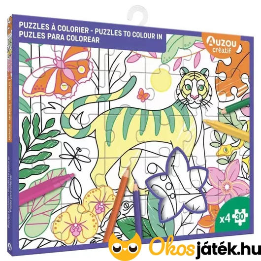 Kiszenezhető állatos kirakó