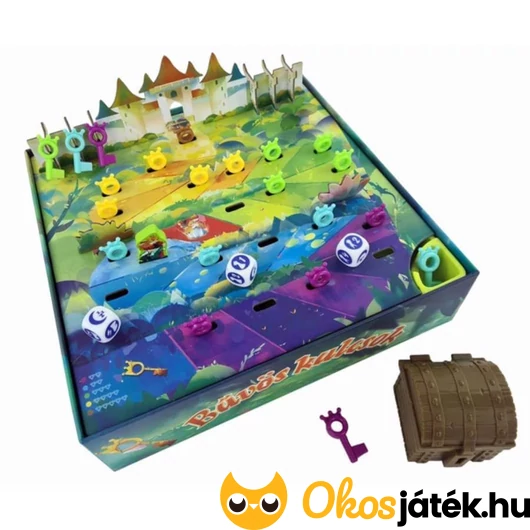 Bűvös kulcsok társasjáték játéktábla