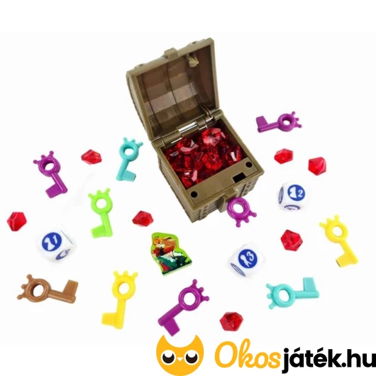 Bűvös kulcsok társasjáték kincsek és kulcsok