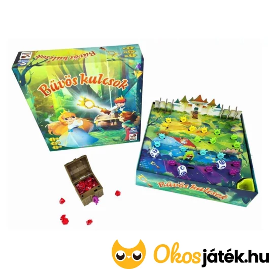 Bűvös kulcsok társasjáték tartalma
