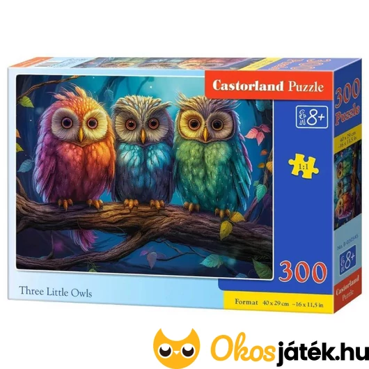 300 db-os Castorland puzzle - Három kis bagoly